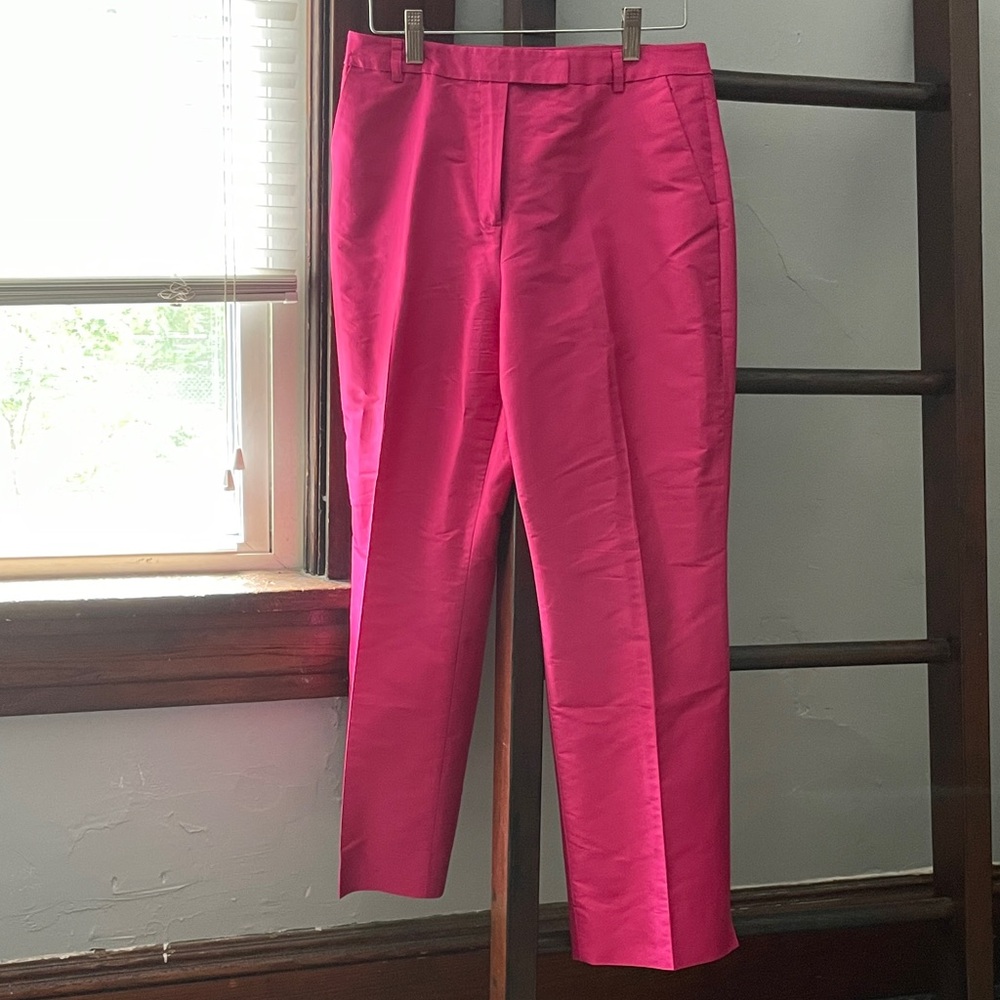 Anne Taylor Pink Silk Pants